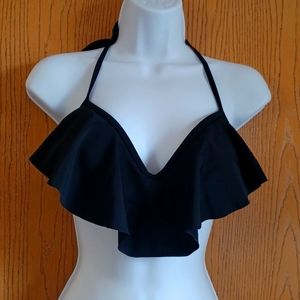 Xhilaration Black, Flowy Push Up Bikini top